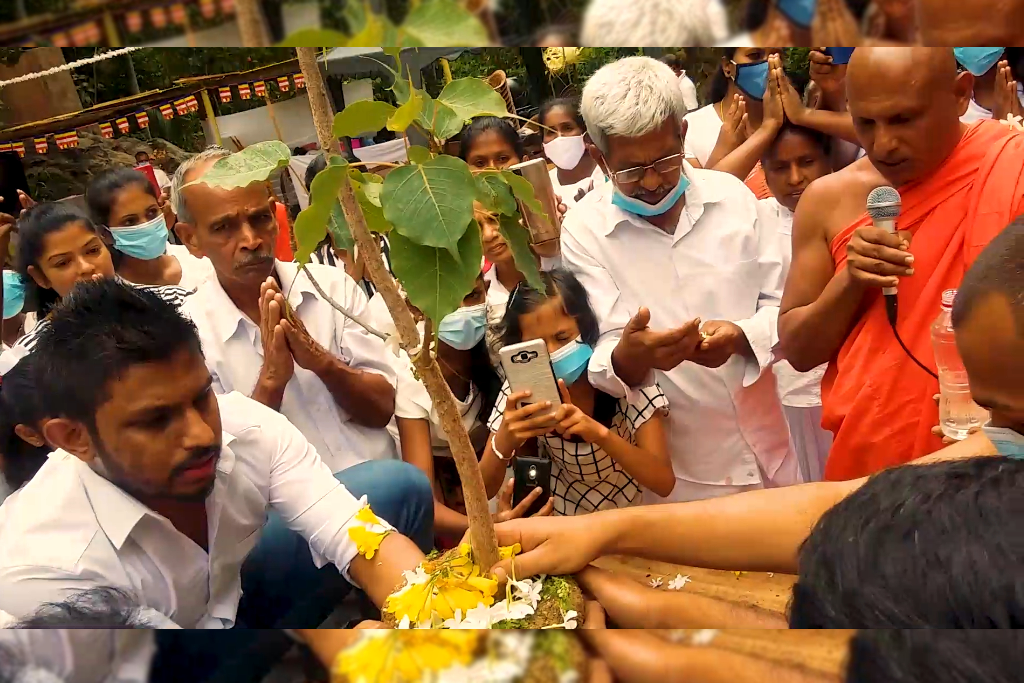 Sri Chandimaramaya Bodhi Planting